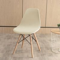 Elegant Solid Color Polyester Chair Cover sku image 2