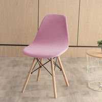 Elegant Solid Color Polyester Chair Cover sku image 11