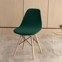 Elegant Einfarbig Polyester Stuhl Bezug sku image 5