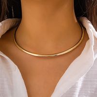 Wholesale Jewelry Punk Classic Style Solid Color Iron Choker sku image 1