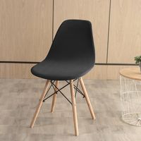 Elegant Solid Color Polyester Chair Cover sku image 3