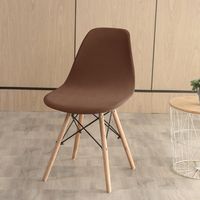 Elegant Solid Color Polyester Chair Cover sku image 6
