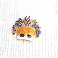 Cute Funny Mask Alloy Unisex Brooches main image 2