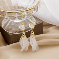 1 Pair Elegant Flower Plating Alloy Drop Earrings sku image 24