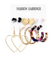 1 Set Modern Style Tassel Flower Plating Alloy Earrings sku image 22