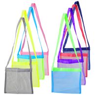 Casual Solid Color Nylon + Mesh Storage Bag sku image 1
