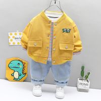 Décontractée Lettre Dinosaure Coton Garçons Vêtements Ensembles sku image 13