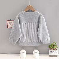 Casual Simple Style Stripe Cotton Boys Outerwear main image 5