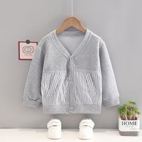 Casual Simple Style Stripe Cotton Boys Outerwear main image 2