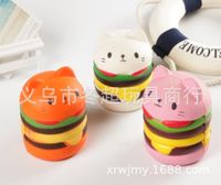 Cute Hamburger Cake Squishy Toys Slow Rebound Vent Pressure Reduction Toy Wholesale sku image 18