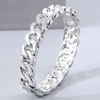 Wholesale Jewelry Simple Style Solid Color Alloy Gold Plated Plating Hollow Out Bangle sku image 2