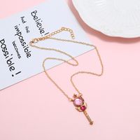 Basic Lady Streetwear Magic Wand Zircon Alloy Wholesale Pendant Necklace main image 2