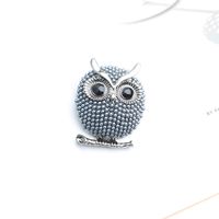 Funny Owl Alloy Inlay Alloy Unisex Brooches main image 3