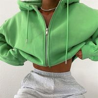 Women's Hoodie Long Sleeve Hoodies & Sweatshirts Casual Sports Solid Color sku image 5