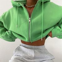 Women's Hoodie Long Sleeve Hoodies & Sweatshirts Casual Sports Solid Color main image 4