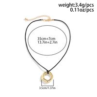 Vintage Style Heart Shape Alloy Wholesale Pendant Necklace sku image 1