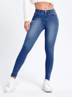 Women's Street Streetwear Solid Color Full Length Jeans main image 3