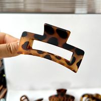 Fashion Geometric Leopard Plastic Hollow Out Hair Claws sku image 3