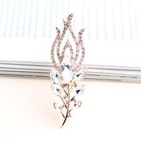 Shiny Tree Flower Alloy Inlay Zircon Women's Brooches main image 3