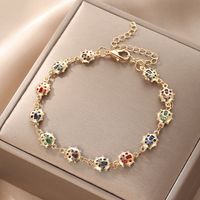 Wholesale Jewelry Casual Simple Style Star Heart Shape Bow Knot Alloy Rhinestones Pearl Plating Inlay Bracelets sku image 9