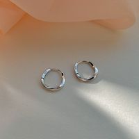 1 Pair Casual Simple Style Round Heart Shape Plating Inlay Copper Zircon Earrings sku image 5