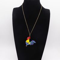 Artistic Animal Bird Alloy Plating Women's Pendant Necklace sku image 12