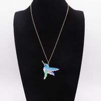 Artistic Animal Bird Alloy Plating Women's Pendant Necklace sku image 6