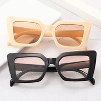 Vacation Solid Color Ac Square Full Frame Women's Sunglasses main image 5