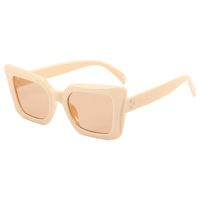 Vacation Solid Color Ac Square Full Frame Women's Sunglasses sku image 3