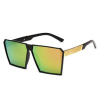 Punk Solid Color Ac Square Full Frame Women's Sunglasses main image 5