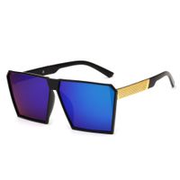 Punk Solid Color Ac Square Full Frame Women's Sunglasses main image 2