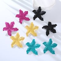 1 Pair Elegant Pentagram Alloy Ear Studs main image 6