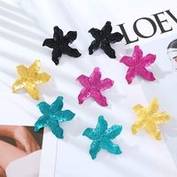 1 Pair Elegant Pentagram Alloy Ear Studs main image 8