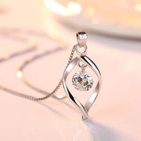 Commute Solid Color Alloy Iron Plating Inlay Zircon Women's Earrings Necklace main image 5