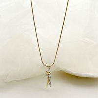 Casual Artistic Human Stainless Steel Plating Gold Plated Pendant Necklace Long Necklace sku image 2