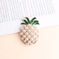 Exaggerated Simple Style Pine Alloy Inlay Pearl Women's Brooches sku image 2