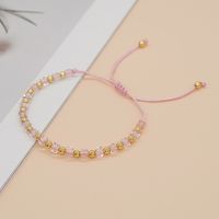 Simple Style Pentagram Heart Shape Artificial Crystal Beaded Braid Women's Bracelets main image 3
