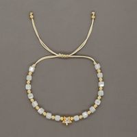 Simple Style Pentagram Heart Shape Artificial Crystal Copper Beaded Braid Women's Jewelry Set sku image 2