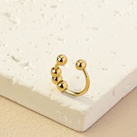 Exaggerated Rock Punk Round Alloy Plating Nose Ring main image 5
