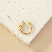 Exaggerated Rock Punk Round Alloy Plating Nose Ring main image 6