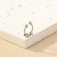 Exaggerated Rock Punk Round Alloy Plating Nose Ring main image 10
