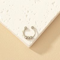Exaggerated Rock Punk Round Alloy Plating Nose Ring main image 8