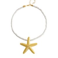 Simple Style Starfish Alloy Patchwork Women's Pendant Necklace sku image 1