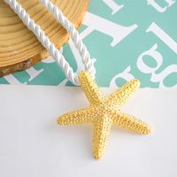 Simple Style Starfish Alloy Patchwork Women's Pendant Necklace main image 4