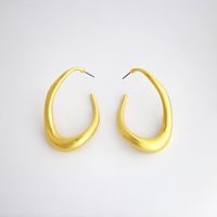 1 Pair Simple Style Irregular Plating Alloy Gold Plated Ear Studs main image 4