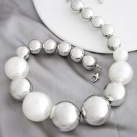 Simple Style Pearl Imitation Pearl Beaded Women's Necklace main image 5