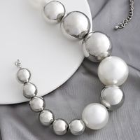 Simple Style Pearl Imitation Pearl Beaded Women's Necklace main image 3