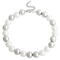 Simple Style Pearl Imitation Pearl Beaded Women's Necklace sku image 1