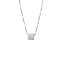 Basic Modern Style Geometric Sterling Silver Pendant Necklace In Bulk main image 2
