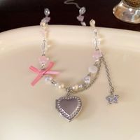 Sweet Star Heart Shape Alloy Wholesale Necklace sku image 5